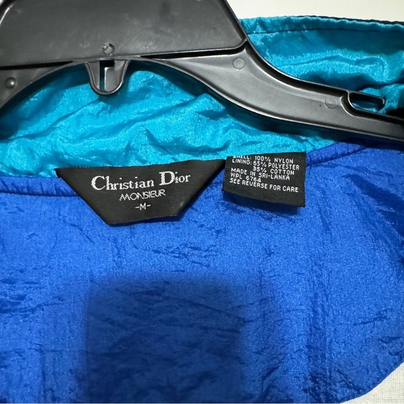 Vintage Christian Dior MONSIEUR Classic Nylon Multicolor Windbreaker Jacket - Picture 4 of 11